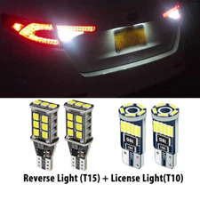 White LED Interior + Reverse Light Package Kit For Honda Civic 2013 - 2020 tool