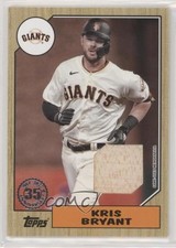 2022 Topps Series 1 1987 Topps Baseball Relics Kris Bryant #87R-KB uk2