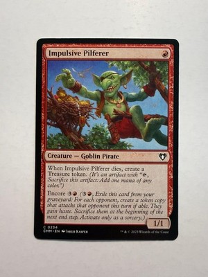 Impulsive Pilferer 234 MTG Commander Masters