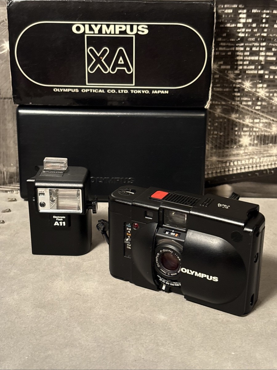 Olympus Camera XA Rangefinder Film A11 Flash From Japan Zuiko 2.8