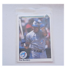 Upper Deck 1990 Pat Borders #113 Toronto Blue Jays MLB Baseball Base Card