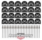 <!--F#f_0-->Holden Wagon Rear Side Glass Moulding Clip Kit HQ HJ HX HZ x24 mould chrome<!--F/-->