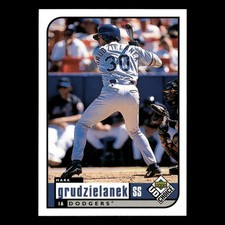 Mark Grudzielanek #100 1999 UD Choice Los Angeles Dodgers Baseball Card MLB