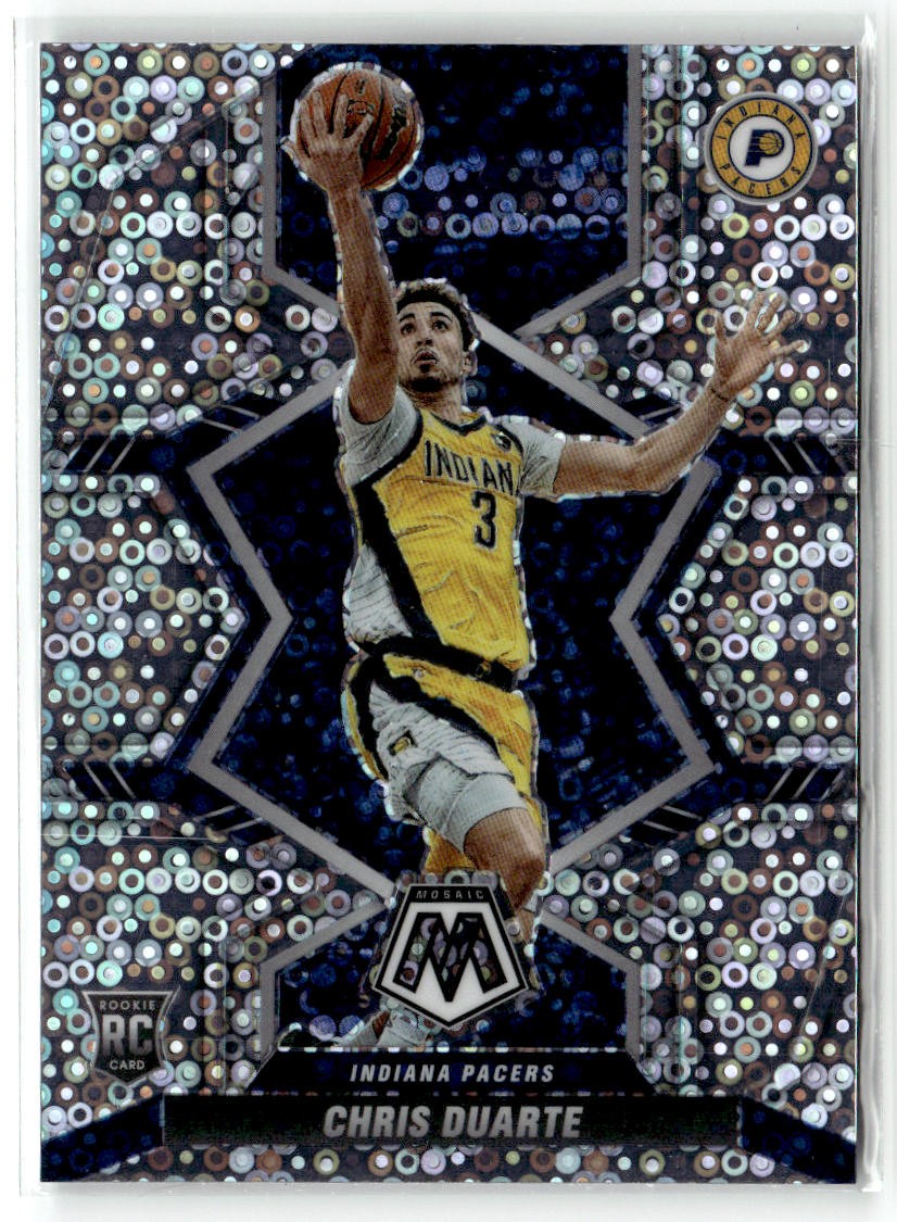 2021-22 Panini Mosaic #217 Chris Duarte Disco