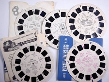 5 View-Master Reels Religious Themes XM 3, 4006, CH37, B3831, B3832