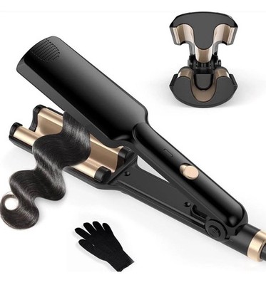 Hair Crimper Double Barrel Ionic Wavy Mini Lockenstab Lockenstab French Waves