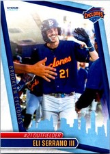 Eli Serrano III 2025 Choice Brooklyn Cyclones #34 Brooklyn Cyclones
