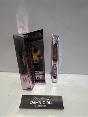 NEW Too Faced DAMN GIRL for Shamelessly Thick&Curled Lashes24Hour Mascara 0.43oz