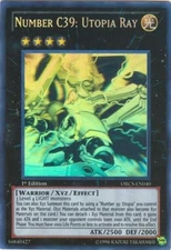 Yugioh! MP Number C39: Utopia Ray - ORCS-EN040 - Ghost Rare - 1st Edition Modera
