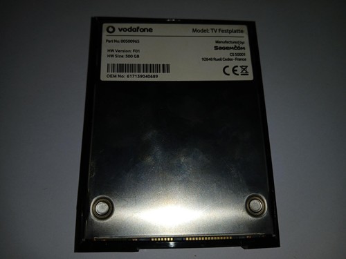2,5" SATA 500 GB Vodafone TV Festplatte