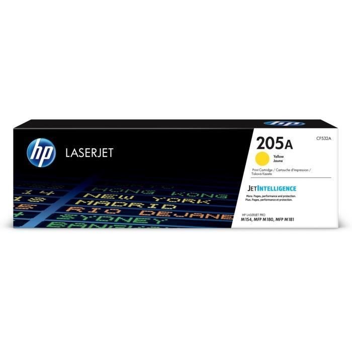 Toner HP 205A Jaune CF532A cartouche laser pour imprimante Color LaserJet Pro M154
