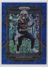 2022 Panini Prizm Blue Shimmer Prizm 1/25 Damien Harris #198 b8h