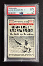 1969 Topps Baseball # 162 - World Series Game 1 - PSA 9 MINT