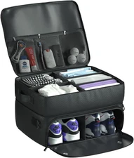 2 Layer Golf Trunk Organizer, Waterproof Car-Golf Locker with Separate Ventilate