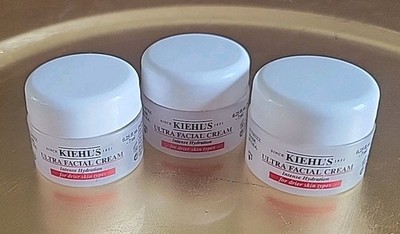 3X KIEHL S Ultra Facial Cream intense hydration ~ 0.25oz / 7ml each