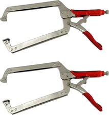 18 Inch C Clamp Locking Pliers with Swivel Pad Welding Holding Tools Heavy Duty