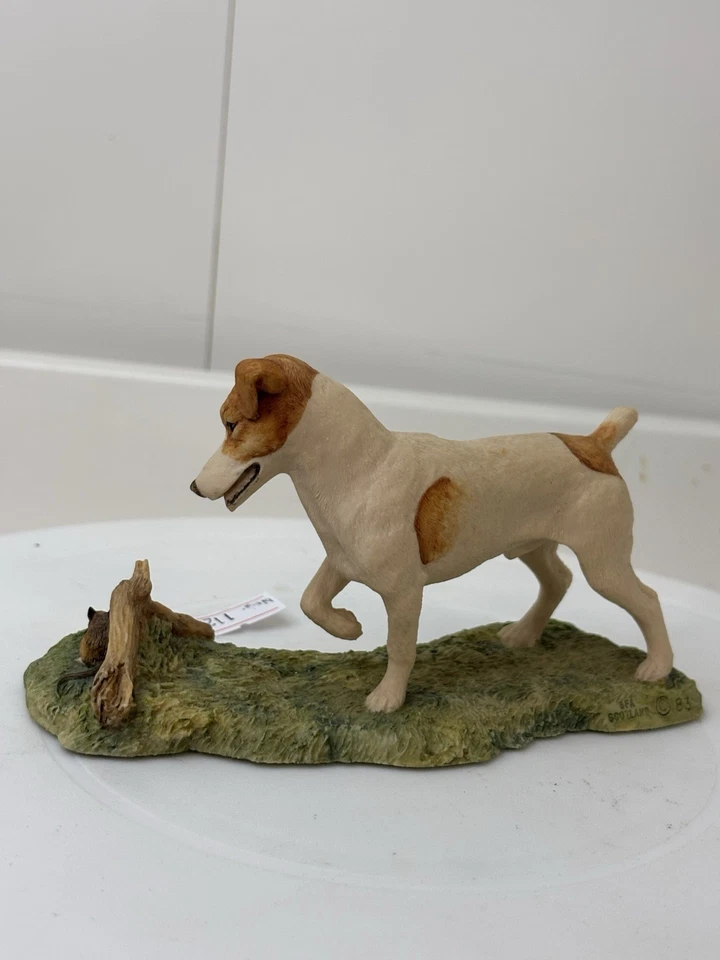 BORDER FINE ARTS, JACK  RUSSELL+ MOUSE,1983, Ayres. Original, Very Rare, Lovely. - Image 4 of 4