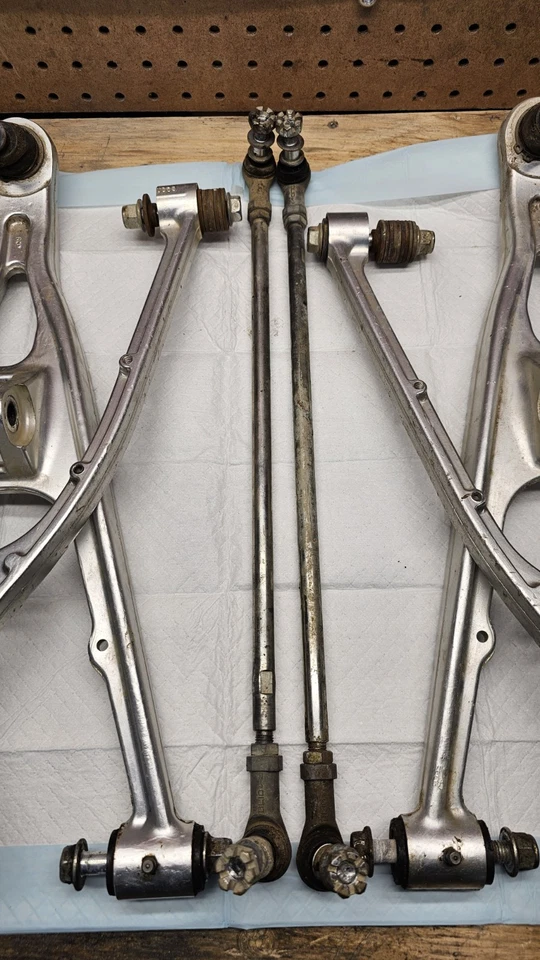 08-15 CAN-AM DS450 A-ARMS SET  LH RH OEM GENUINE   A Arms  - Image 4 of 4