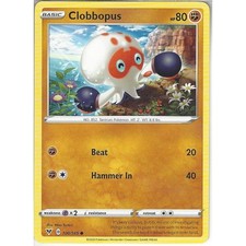 100/185 Clobbopus Common Pokemon Trading Card Game Sword & Shield Vivid Voltage