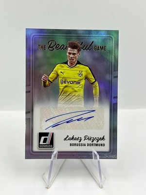 Panini Donruss Soccer 16/17 Lukas Piszczek Dortmund Beautiful Game Auto #BG-LPI