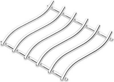 YBM Home Silver Chrome Swivel Design Trivet, Stainless Steel Wire Pot Mat