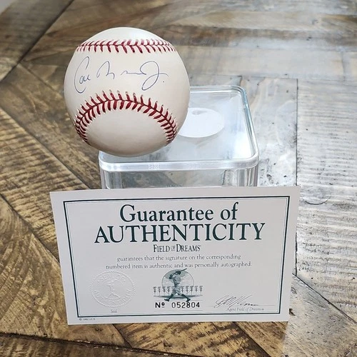 Cal Ripken Jr. Autograph Official Baseball Field of Dreams COA