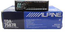 Boxed Rare Alpine TDA-7587R Cassette Head Unit Retro Car Stereo Receiver- Tested