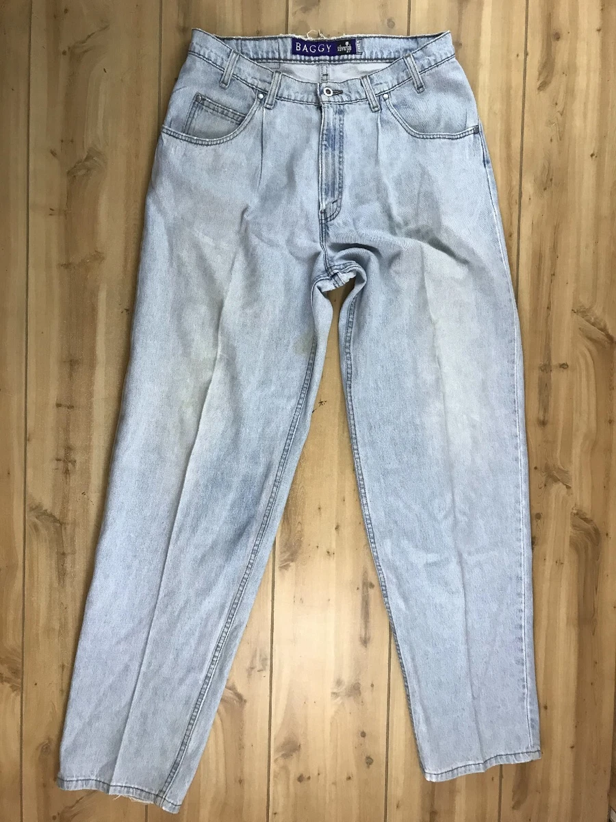 Rare Vintage Levi s Silvertab 34x38 Baggy Jeans Purple Tag Distressed Thrashed
