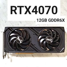 PALIT GeForce RTX 4070 12GB Dual Graphics Car...