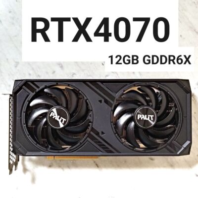 ★Palit Geforce RTX 4070 12GB★ Amazon.com: Palit GeForce RTX 4070 Dual GDDR6X Dual Fan