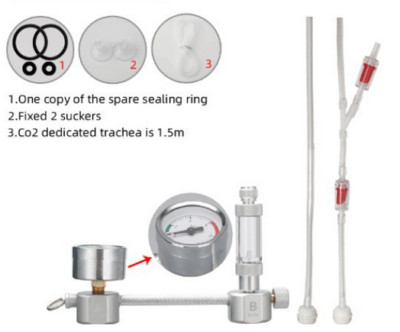 DIY CO2 Generator System Kit W/O Diffuser Accessories For Aquarium Live Plants