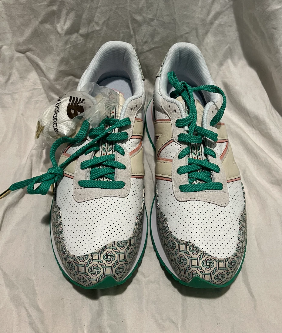 New Balance + Casablanca 237 Green&white 9.5 NWT Casablanca New Balance 237 Release Info | SneakerNews.com main image 2