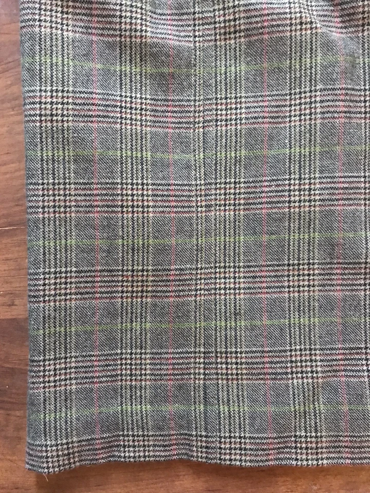 Falda Luella 100% Verde Lana Tweed Totalmente Forrada Talla UK 10 Foto 2 de 4