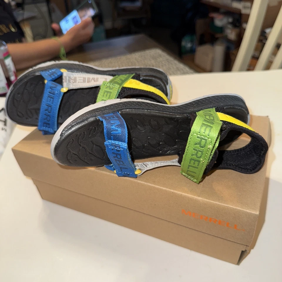 MERRELL. KAHUNA WEB/NEGRO/MULTI NIÑOS Talla 01M Foto 2 de 4