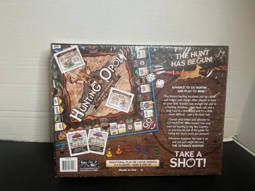 New Hunting-Opoly The Hunt Has Begun Board Game-USA-Factory Sealed - Picture 5 of 7