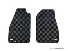 P2M Phase 2 FRONT Checkered Carpet Floor Mats Set for Acura NSX NA2 97-05 New