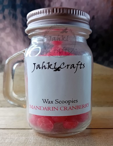 Wax Melts, Scoopies Jar, Mandarin Cranberry Fragrance, Highly Scented, Favours - Picture 2 of 7