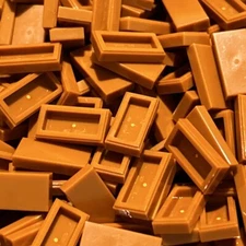 LEGO Dark Orange 1x2 Tiles  (3069) - 100 New Pieces - Building Bricks