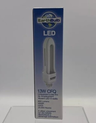 Bulb LED 13W 2-pin direct replacement for 13W/5T4/Q/GX23