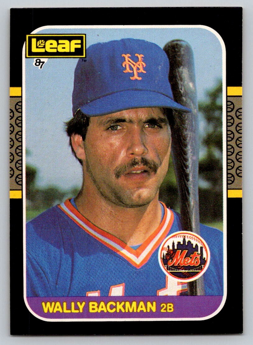 1987 Leaf #59 Wally Backman