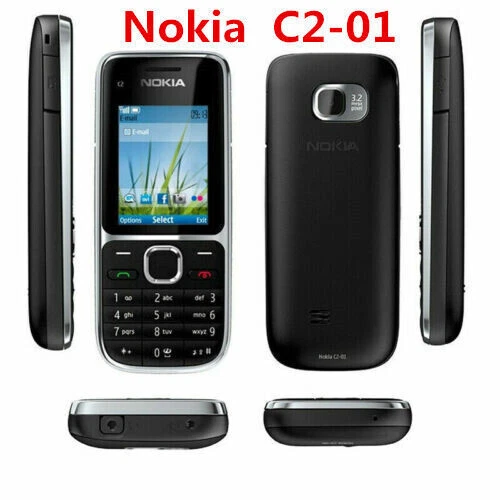 Original Nokia C2-01 Unlocked Hebrew English keyboard GSM Cellphone New Sealed - Image 2 of 4
