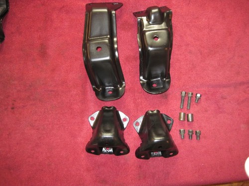 63-66 67-72 Chevy Truck 2WD 292 Motor Mount Frame Stands Brackets 6 Cylinder I6