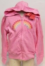 NEW 2007 Gymboree Spring Rainbow Zip up Hoodie 10 Flower Jacket Summer Embroider
