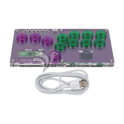 Solid Studio Arcade Controller Game Controller for Hitbox KOF Street Fighter 6 #