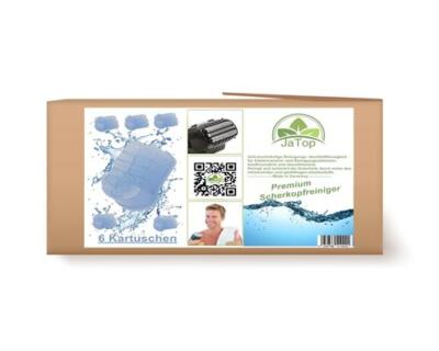 6 Jatop Kartuschen passend Braun Clean & Renew Rasierer Reinigungsstationen