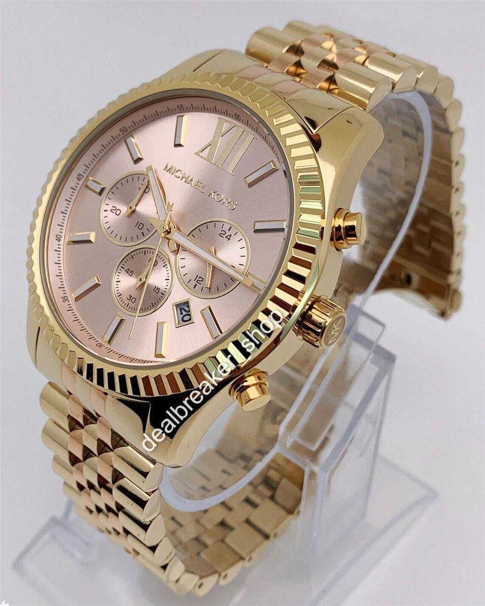 Orologio oro hotsell rosa michael kors