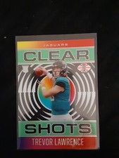 2021 Illusions Trevor Lawrence RC Clear Shots Green Parallel #CS-16 Rookie
