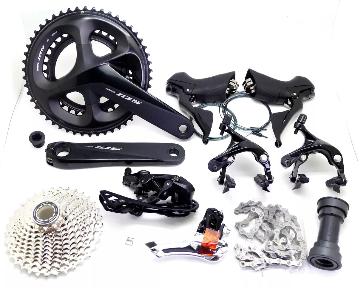 Shimano 105 R7000 11 Speed 8pcs Group Set (50/34T GS) | eBay
