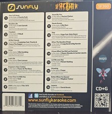 SF360   SUNFLY KARAOKE CDG VERY RARE, NOT SOLD IN THE USA LOT UK
