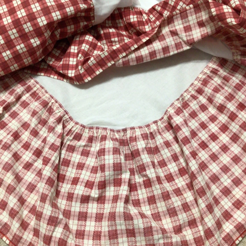 Martha Stewart Full / Double Plaid Bed Skirt - Image 4 of 4